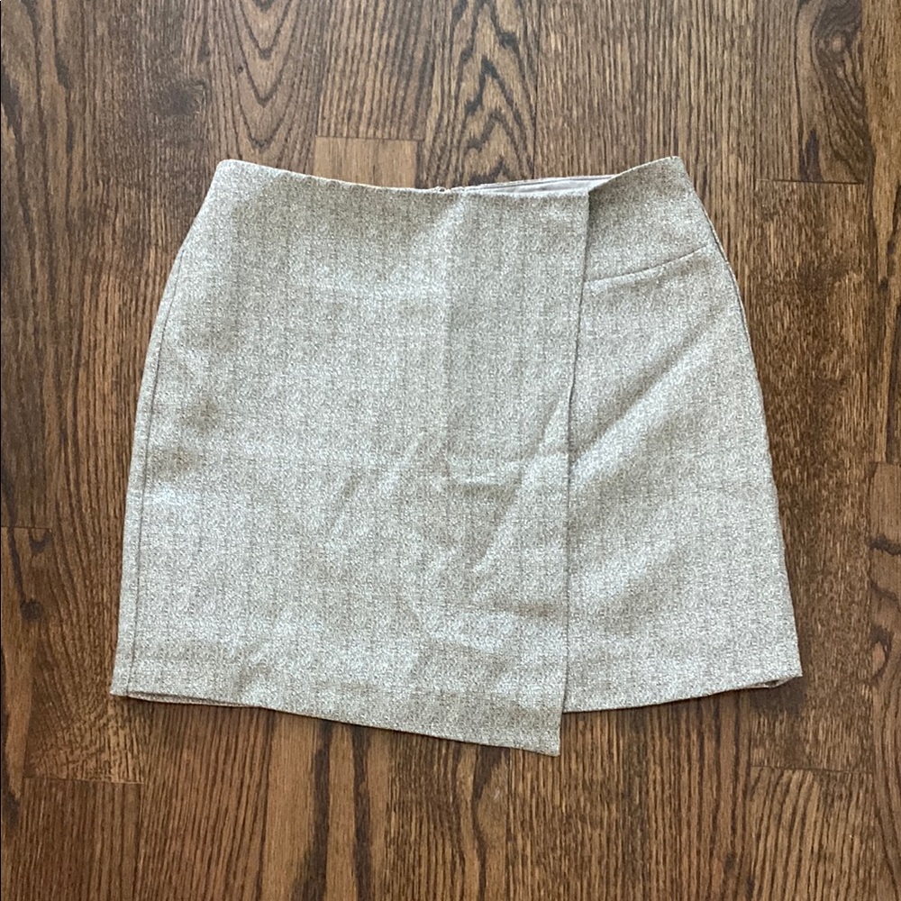 Elegant Gold Wrap Skirt
